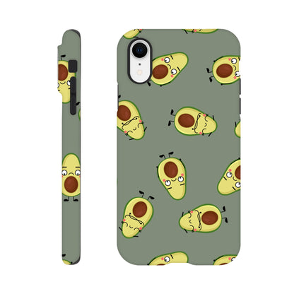 Avocado Characters - Phone Tough Case iPhone XR Phone Case food Globally Fulfilled