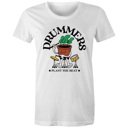 Drummers Plant The Beat - Womens T-shirt