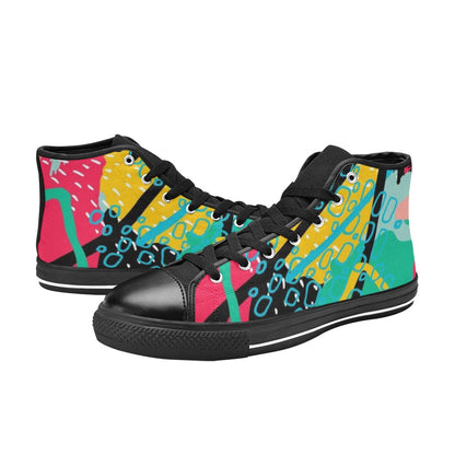 Bright And Colourful - Kids High Top Canvas Shoes Kids High Top Canvas Shoes Printed Offshore