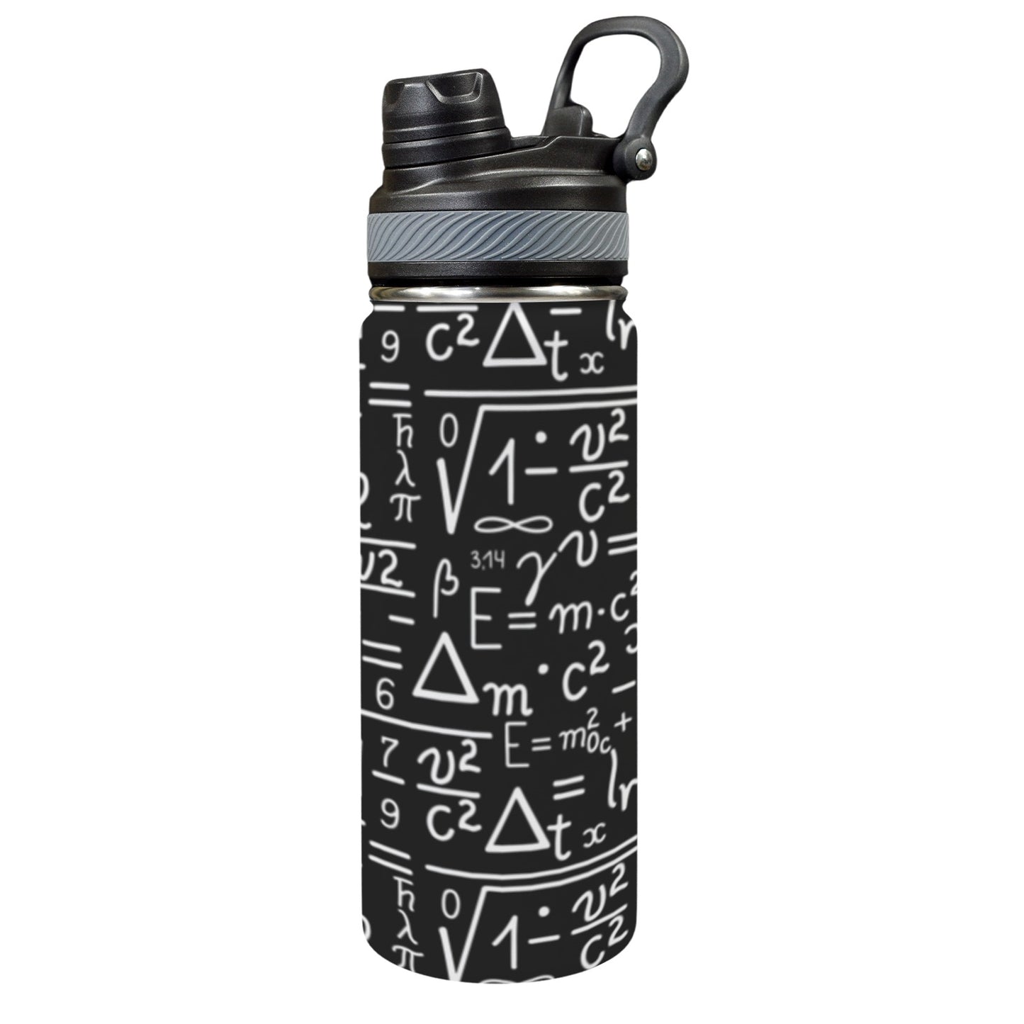 Mathematics - Insulated Water Bottle with Dual-Use Lid (18oz) Insulated Water Bottle with Dual-Use Lid (18oz) Maths Printed Offshore Science