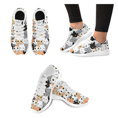 Cute Cartoon Cats - Kids Sneakers