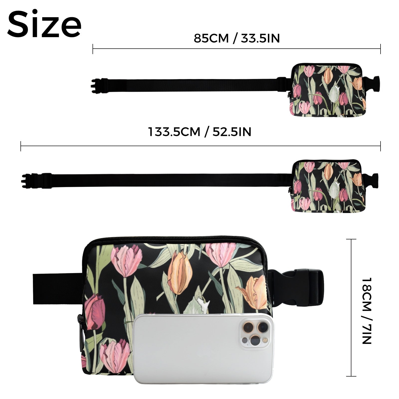 Tulips - Belt Bag Belt Bag Plants Printed Offshore