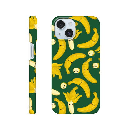 Happy Bananas - Phone Cases Slim case Apple - iPhone 15 Print Material Globally Fulfilled