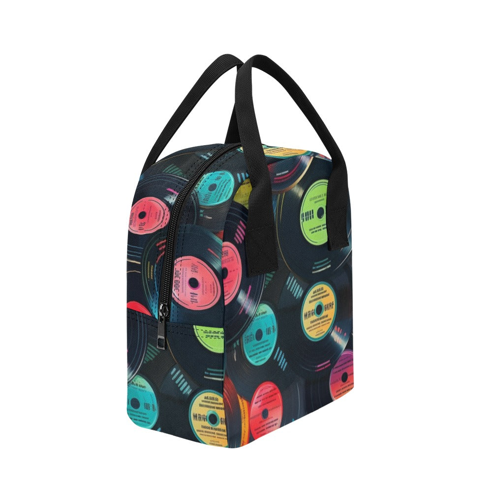 Retro Vinyl Records - Lunch Bag Lunch Bag Music Printed Offshore