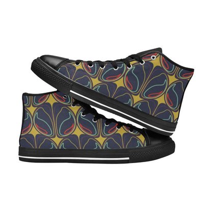 Layered - Women's High Top Canvas Shoes