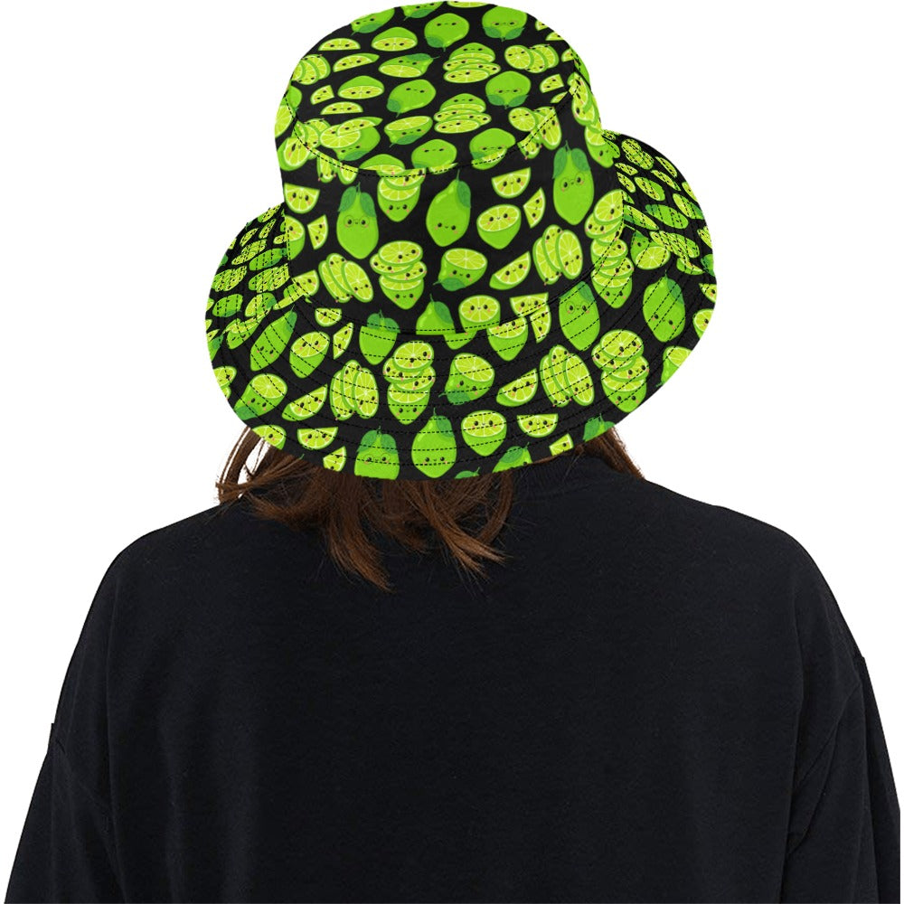 Cute Limes - Womens Bucket Hat Womens Bucket Hat Food Printed Offshore