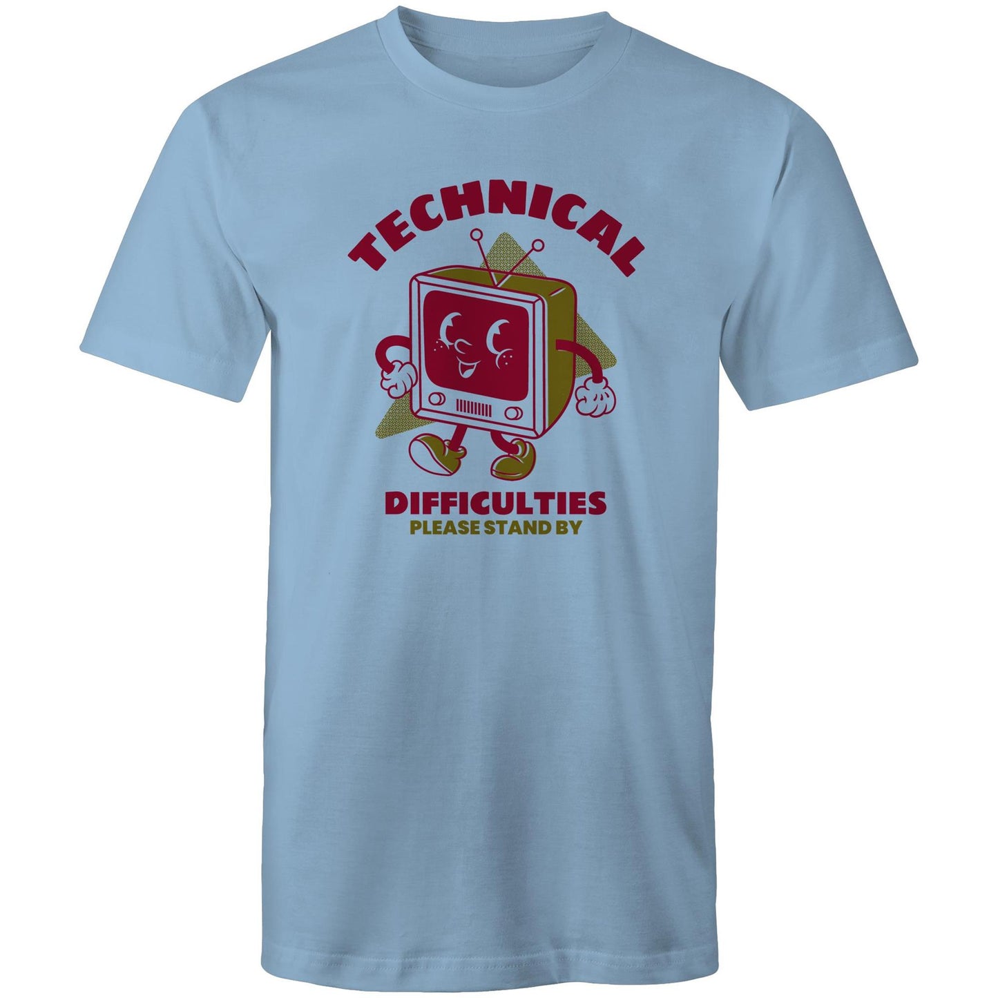 Retro TV, Technical Difficulties - Mens T-Shirt