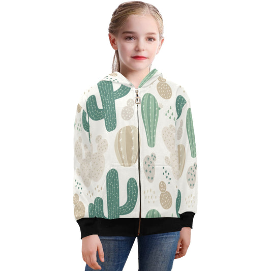 Cactus - Senior Girls Zip Up Hoodie