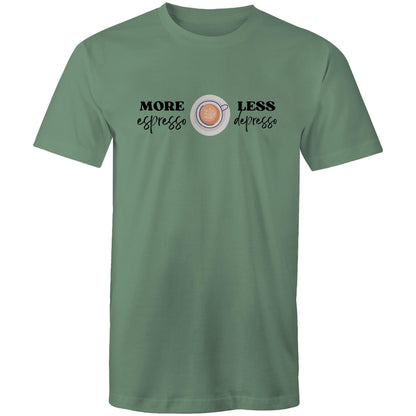 More Espresso Less Depresso - Mens T-Shirt