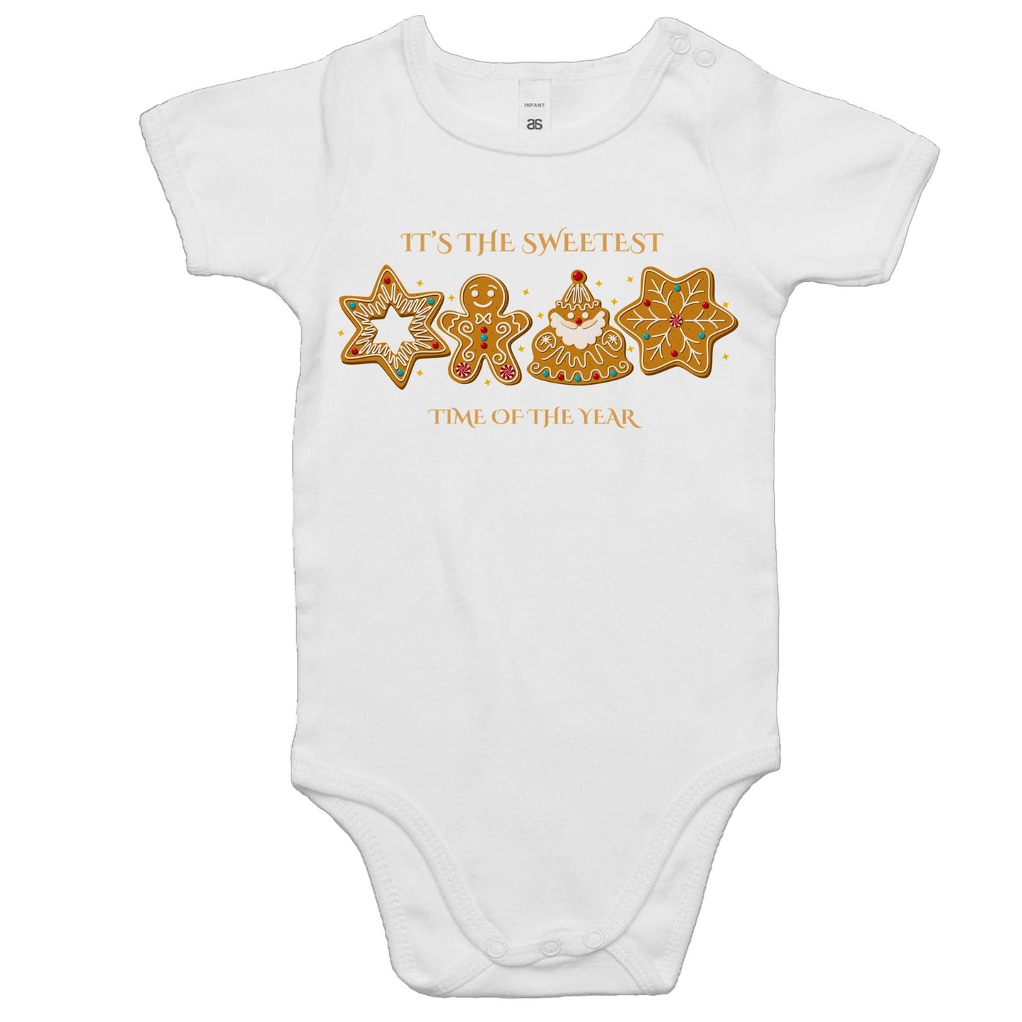 Christmas Gingerbread, It's The Sweetest Time Of The Year - Baby Bodysuit