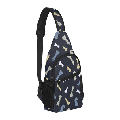 Chess Pattern - Chest Bag With Full Print