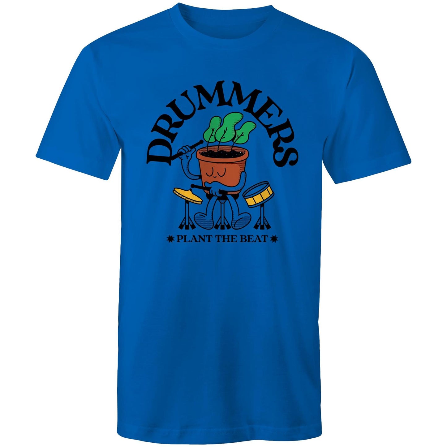 Drummers Plant The Beat - Mens T-Shirt