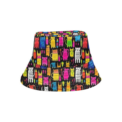 Colourful Cats - Womens Bucket Hat