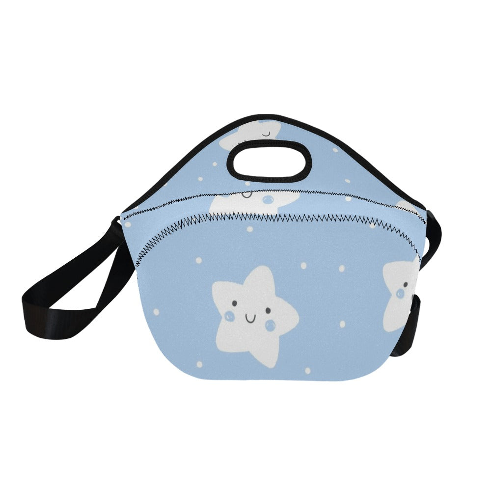 Happy Stars - Neoprene Lunch Bag/Large