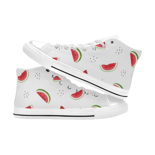 Watermelon - Women's High Top Canvas Shoes