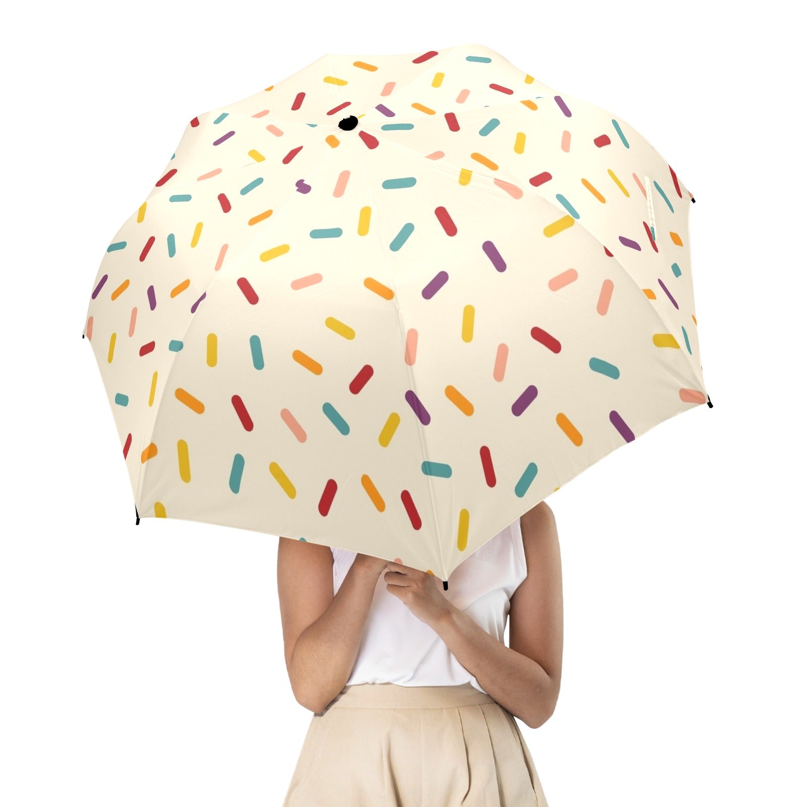 Sprinkles - Semi-Automatic Foldable Umbrella Semi-Automatic Foldable Umbrella Printed Offshore