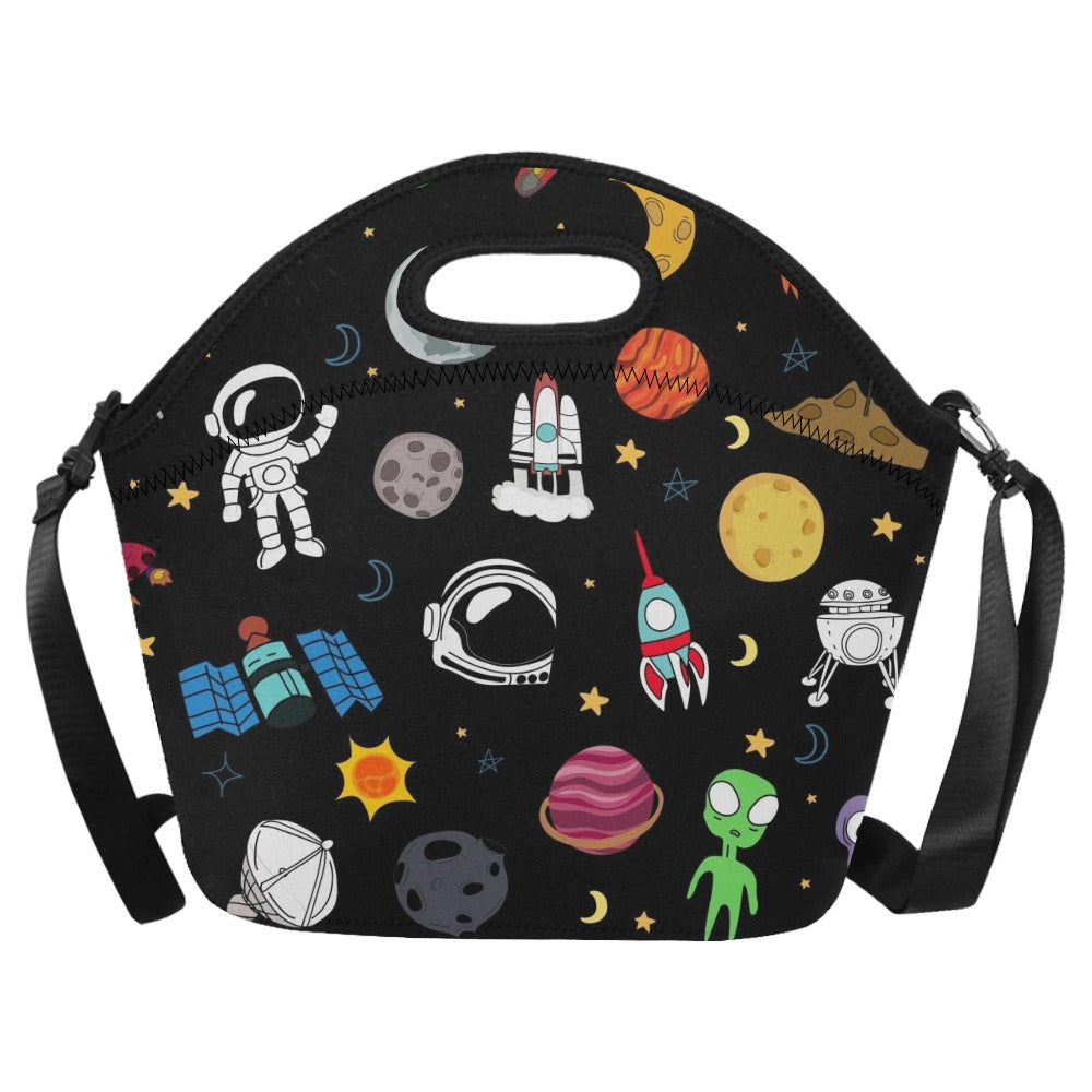 Kids Space - Neoprene Lunch Bag/Large Neoprene Lunch Bag/Large Printed Offshore