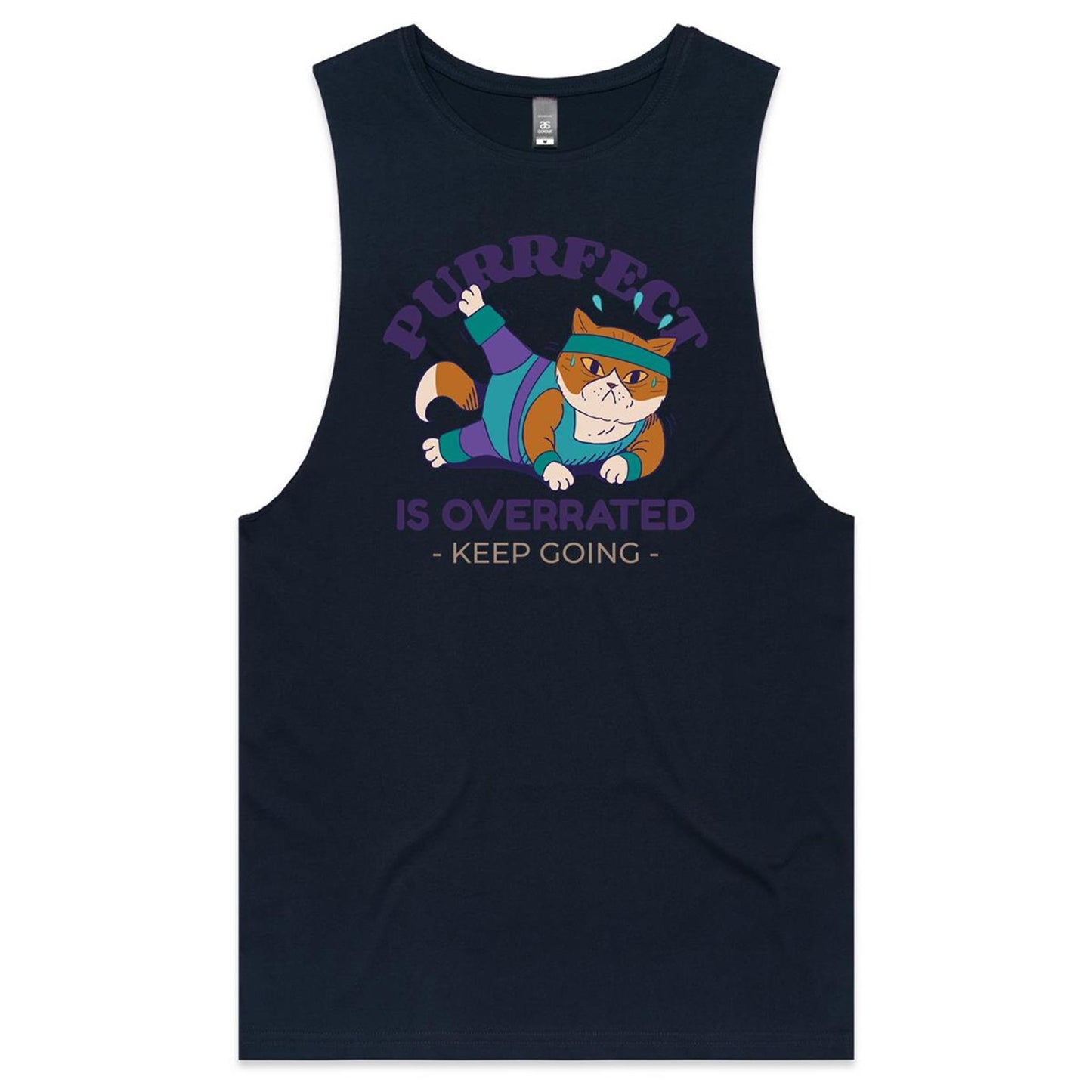 Purrfect Is Overrated - Tank Top Tee