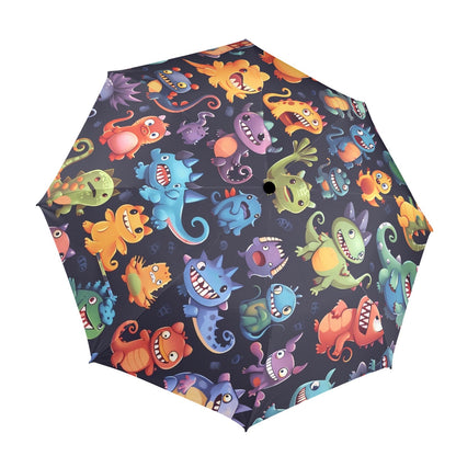 Monster Mania - Semi-Automatic Foldable Umbrella