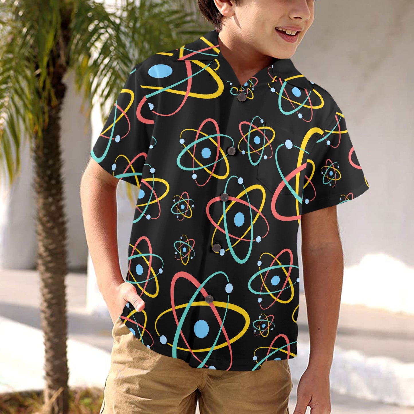 Atoms - Junior Boys Hawaiian Shirt