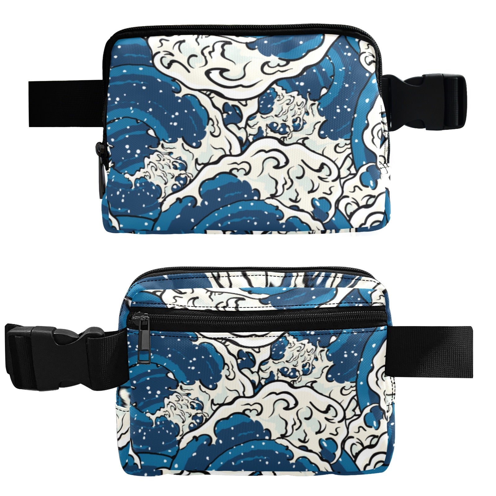 Waves - Belt Bag Belt Bag Printed Offshore Summer Surf