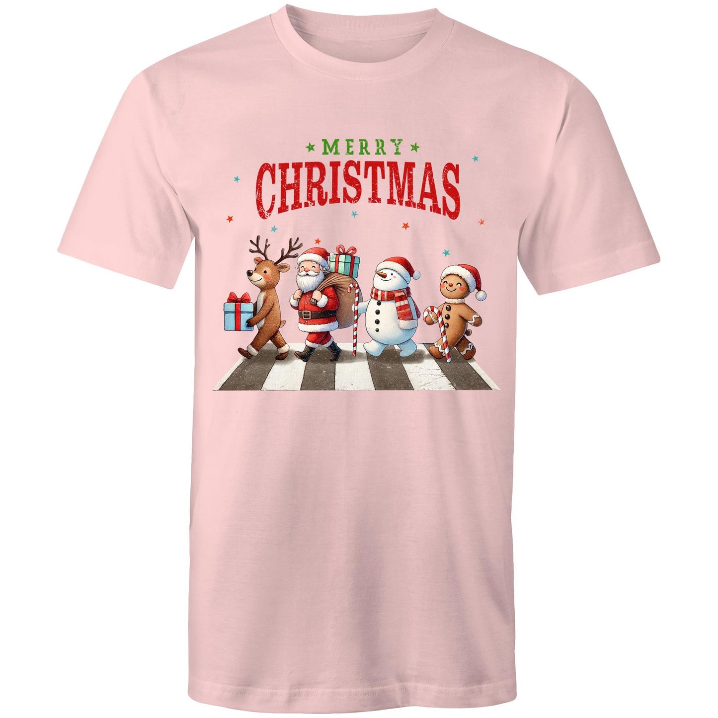 Fab Four, Merry Christmas - Mens T-Shirt