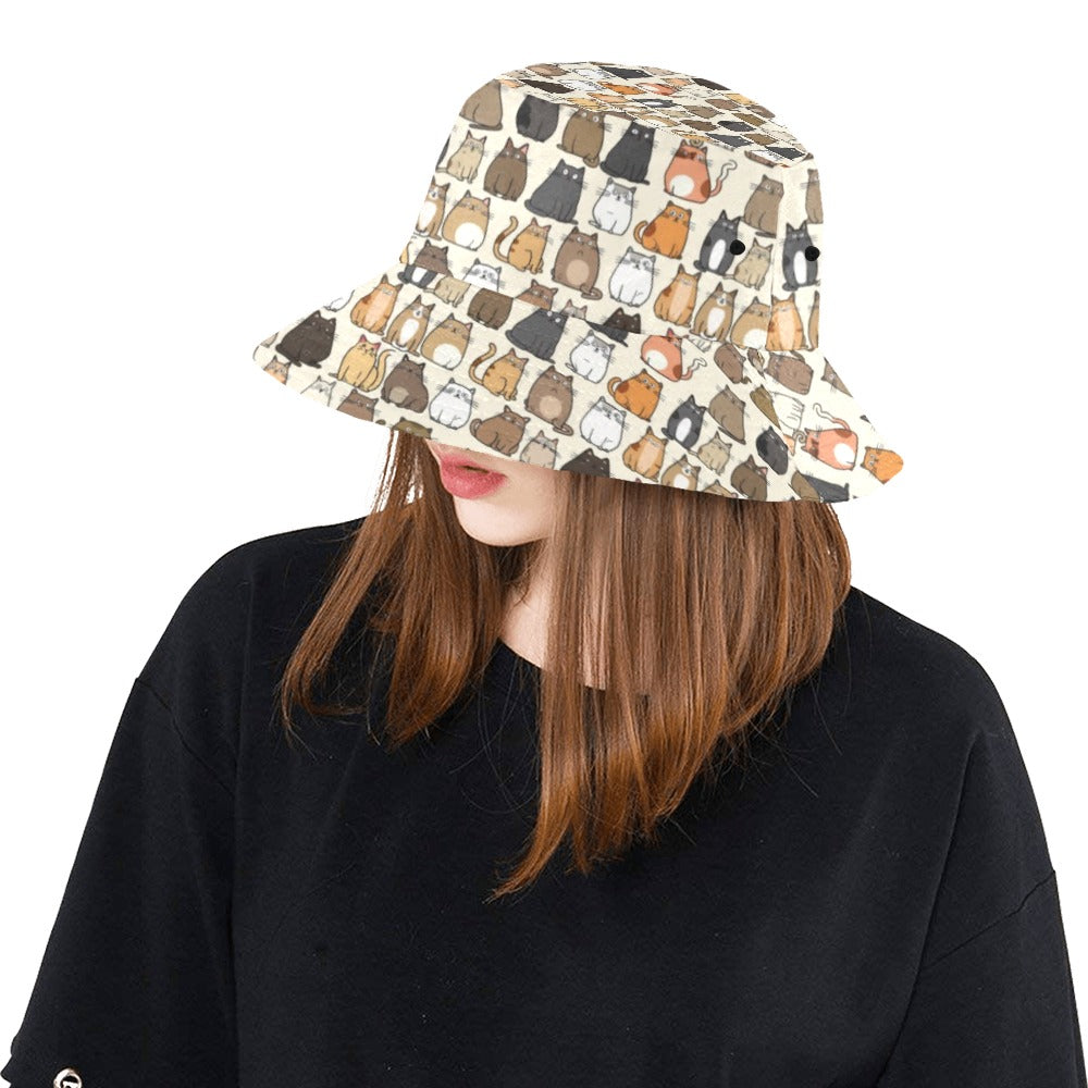 Lots Of Cats - Womens Bucket Hat