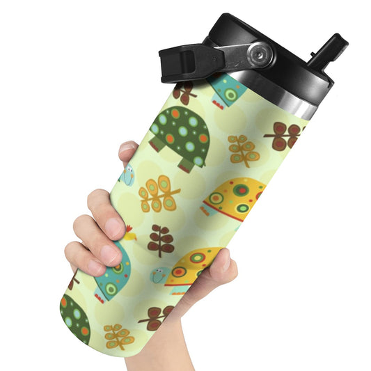 Retro Turtles - 30oz Tumbler with Top Handle