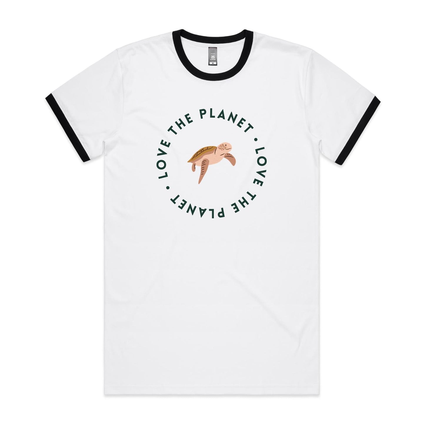 Love The Planet, Turtle - Staple Ringer Tee