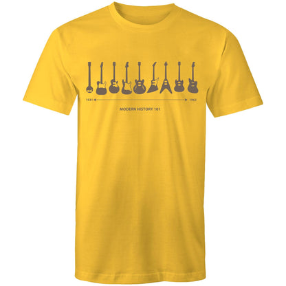 Guitar Timeline - Mens T-Shirt