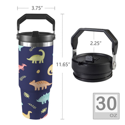 Dinosaurs - 30oz Tumbler with Top Handle