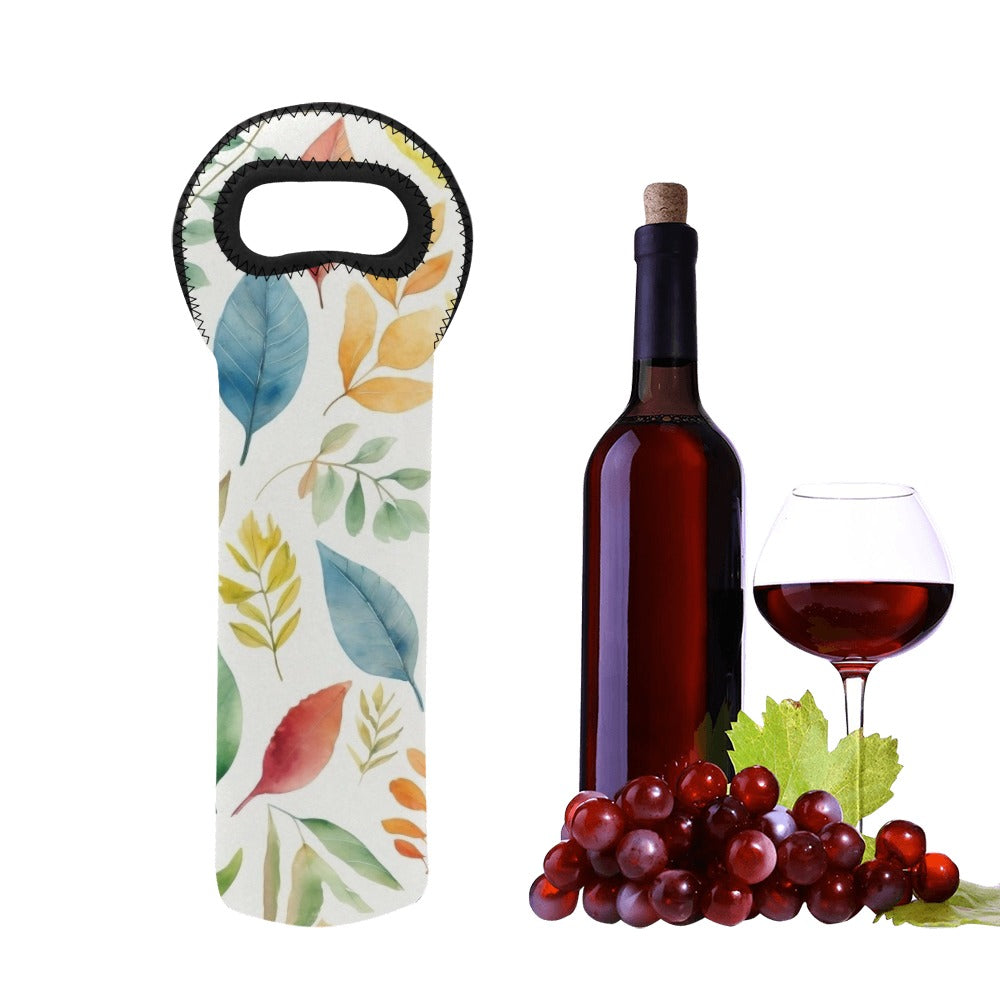 Autumn Leaves - Neoprene Wine Bag