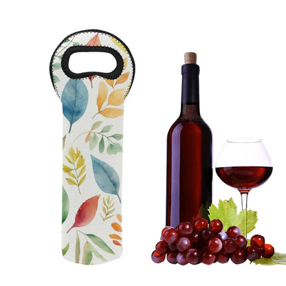 Autumn Leaves - Neoprene Wine Bag