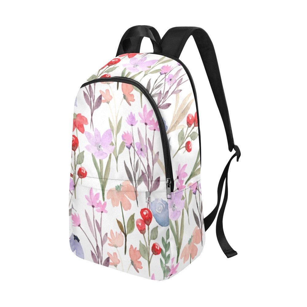 Floral Watercolour - Fabric Backpack for Adult Adult Casual Backpack Plants
