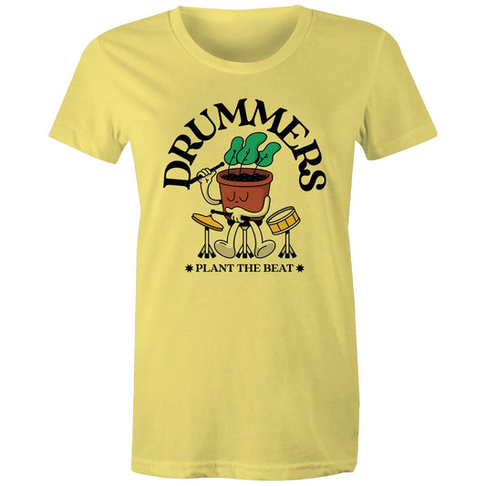 Drummers Plant The Beat - Womens T-shirt