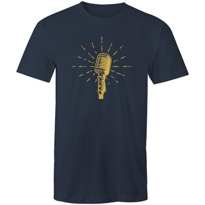 Retro Microphone - Mens T-Shirt