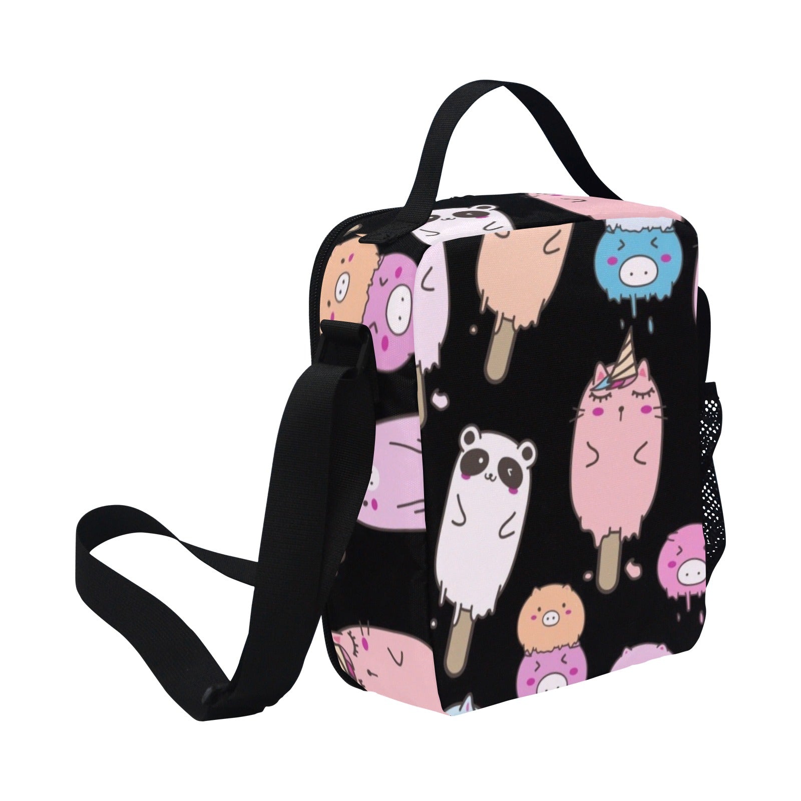 Cute Animal Ice Blocks - Crossbody Lunch Bag for Kids Kids Crossbody Lunch Bag