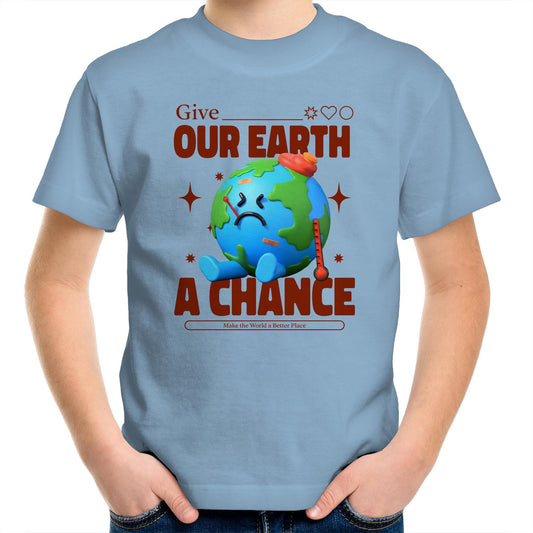 Give Our Earth A Chance - Kids Youth T-Shirt