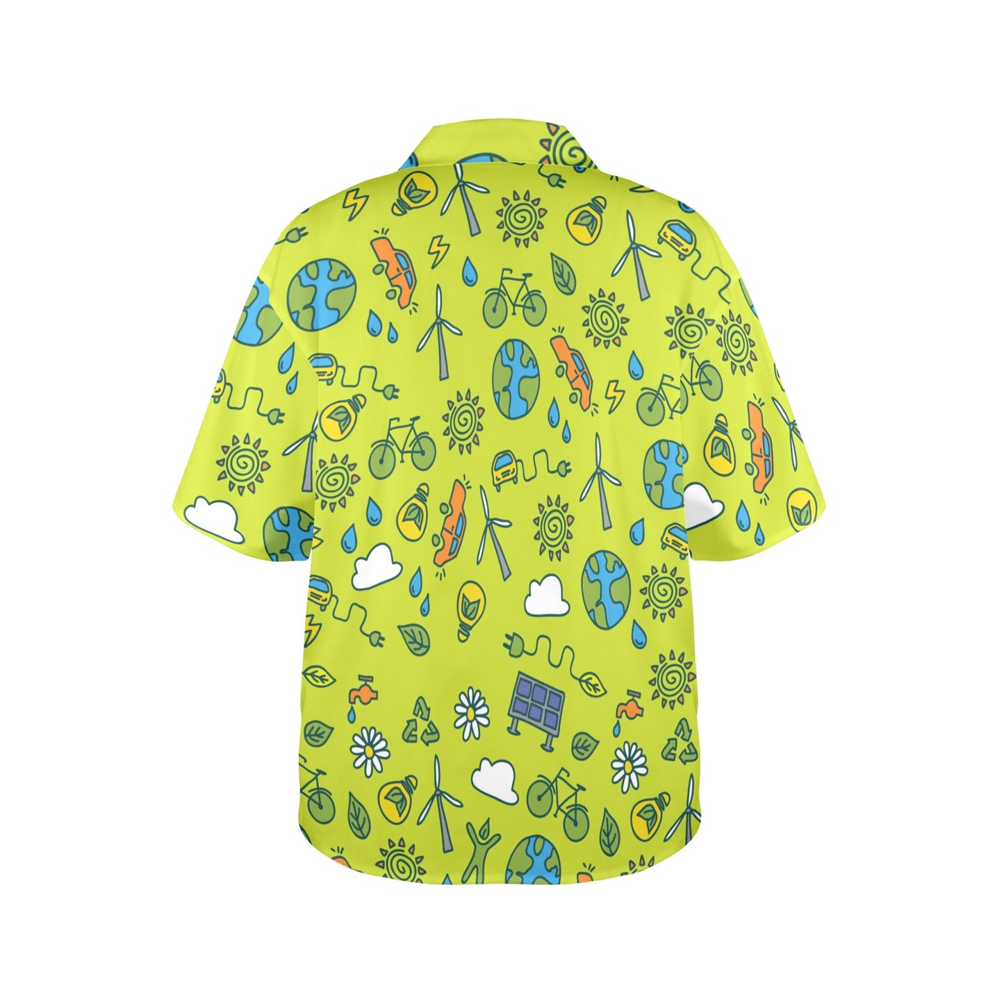 Go Green - Womens Hawaiian Shirt