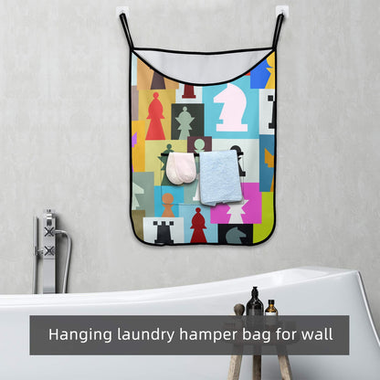 Colourful Chess - Hanging Laundry Bag