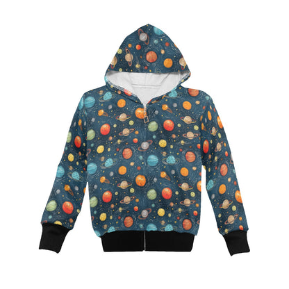 Galaxy - Junior Girls Zip up Hoodie