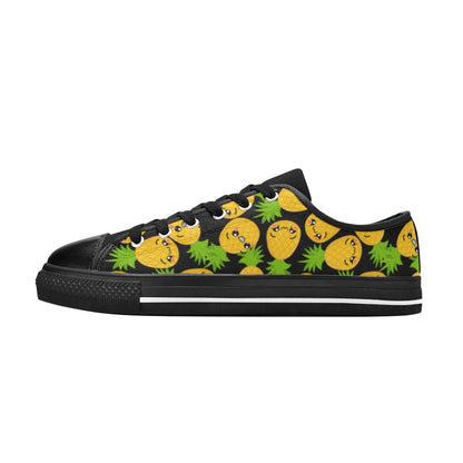 Cool Pineapples - Women's Classic Canvas Shoes