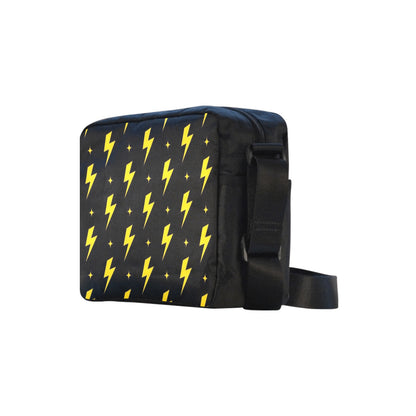 Yellow Lightning - Classic Cross-body Nylon Bag