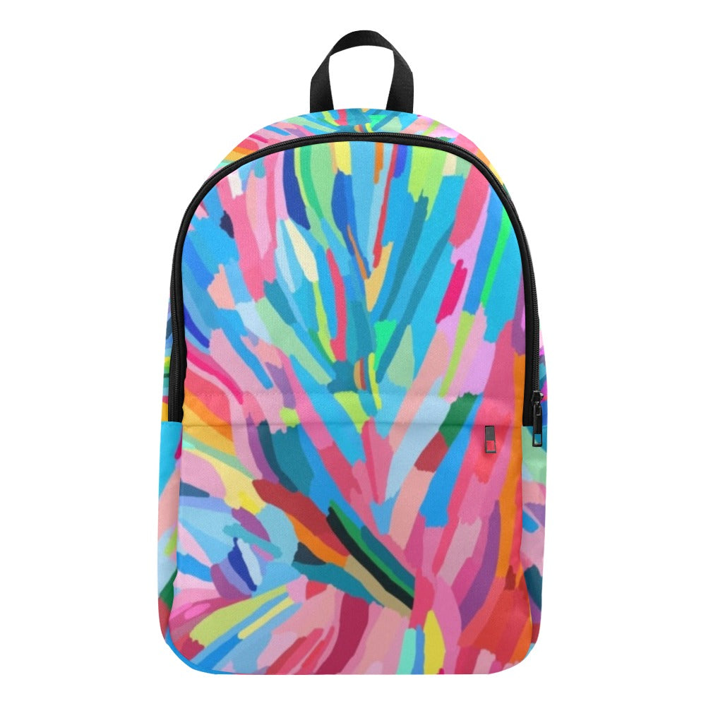 Brushstrokes - Fabric Backpack for Adult Adult Casual Backpack Printed Offshore