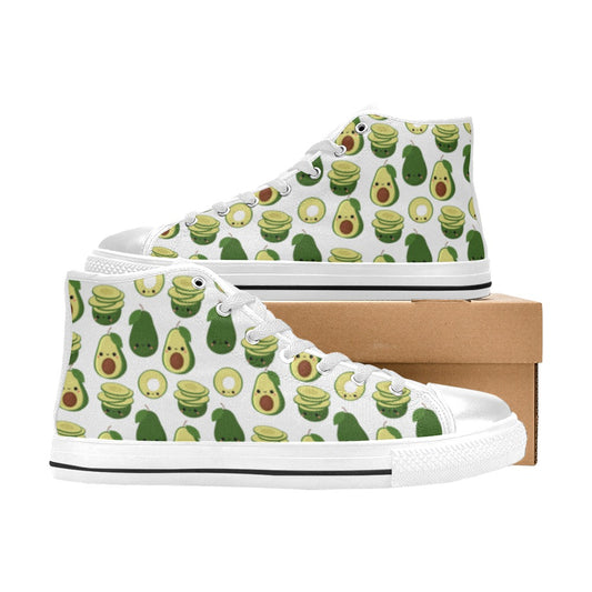 Cute Avocados - Men's High Top Canvas Shoes