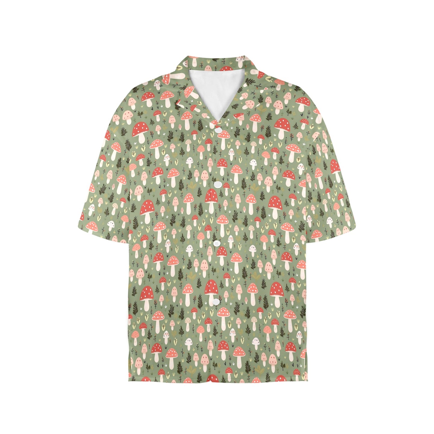 Mushroom Garden - Womens Hawaiian Shirt