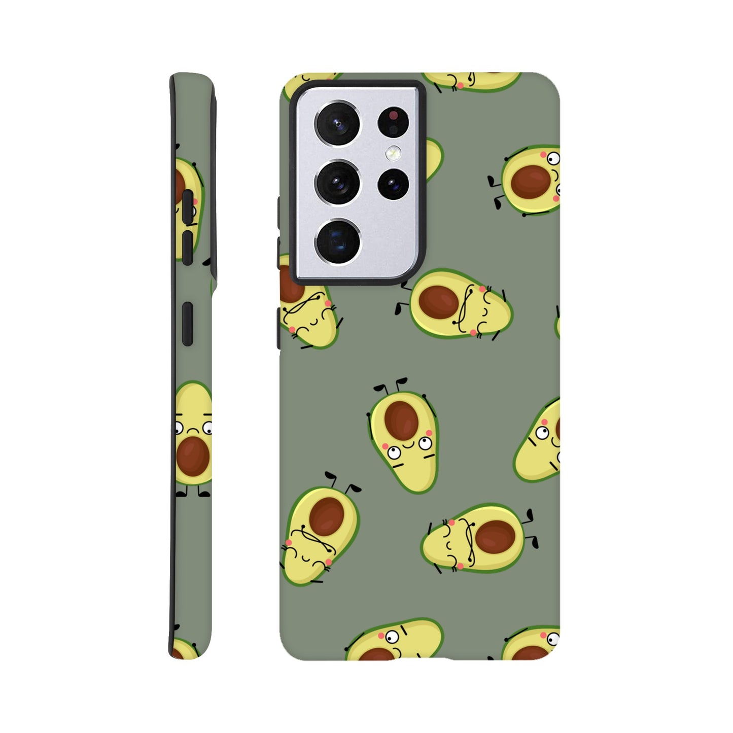 Avocado Characters - Phone Tough Case Galaxy S21 Ultra Phone Case food Globally Fulfilled