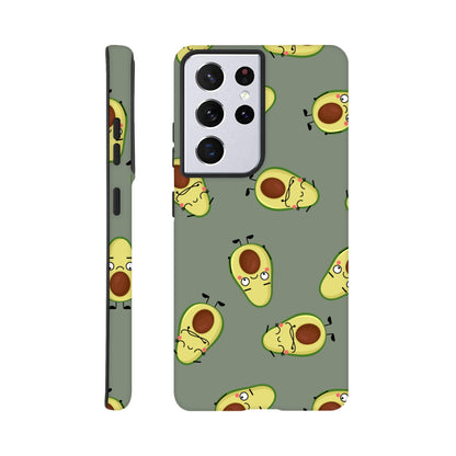 Avocado Characters - Phone Tough Case Galaxy S21 Ultra Phone Case food Globally Fulfilled