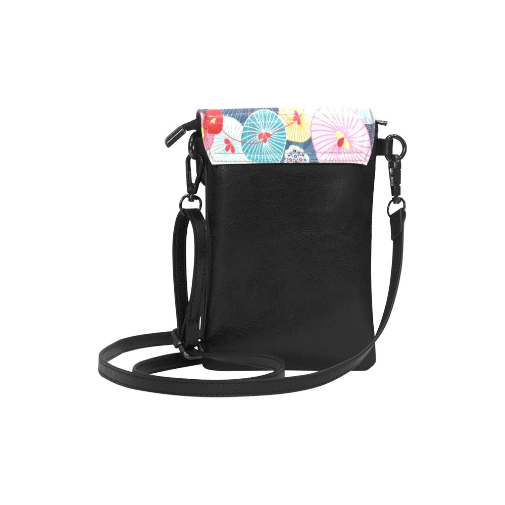 Abstract Floral - Small Phone Purse /Bag