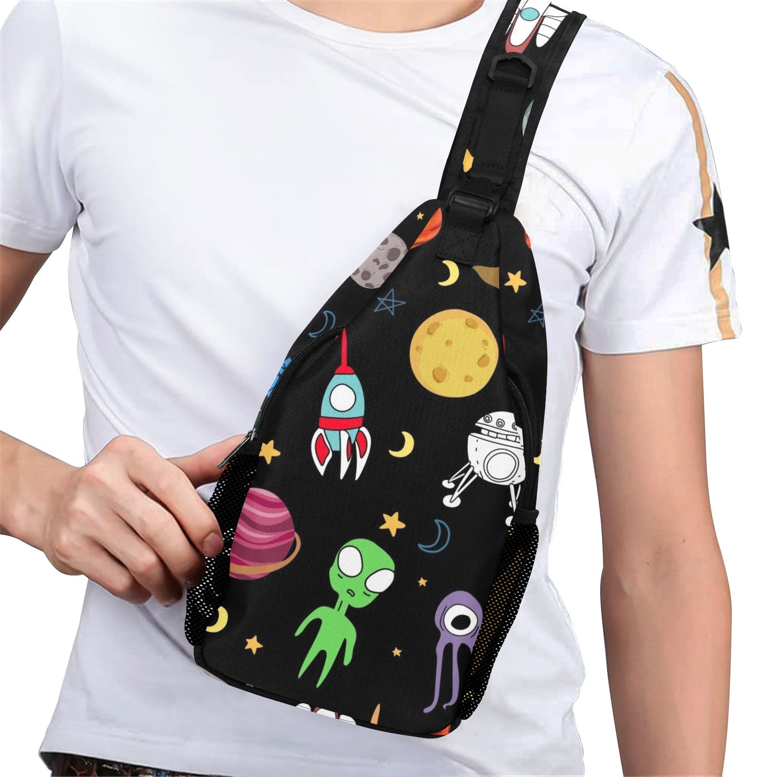 Kids Space - Cross-Body Chest Bag Cross-Body Chest Bag Printed Offshore